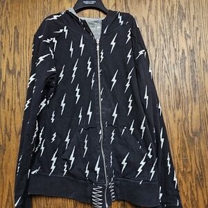 90s Fine Mess Skater reversible Lined Punk Jacket size large